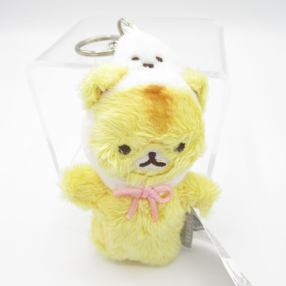 San-X Corocoro Coronya Plush Keychain Ghost Tabby Cat